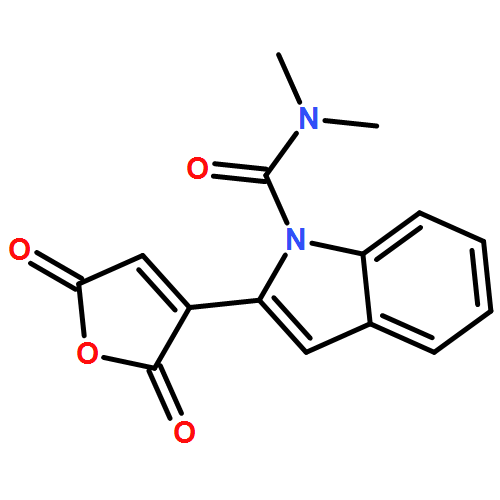 1H-Indole-1-carboxamide, 2-(2,5-dihydro-2,5-dioxo-3-furanyl)-N,N-dimethyl-