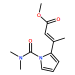 2-Butenoic acid, 3-[1-[(dimethylamino)carbonyl]-1H-pyrrol-2-yl]-, methyl ester, (2E)-