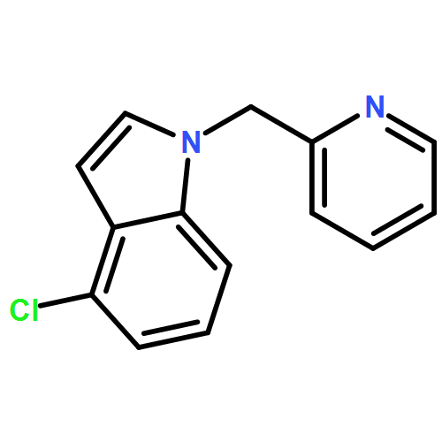 1H-Indole, 4-chloro-1-(2-pyridinylmethyl)-