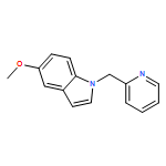 1H-Indole, 5-methoxy-1-(2-pyridinylmethyl)-