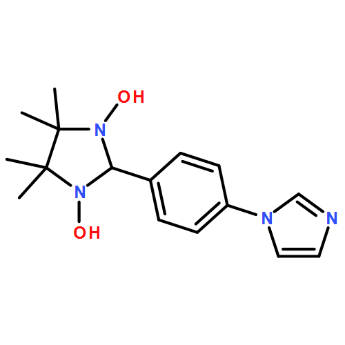 1H-Imidazole, 1-[4-(1,3-dihydroxy-4,4,5,5-tetramethyl-2-imidazolidinyl)phenyl]-