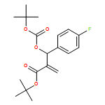 Benzenepropanoic acid, β-[[(1,1-dimethylethoxy)carbonyl]oxy]-4-fluoro-α-methylene-, 1,1-dimethylethyl ester