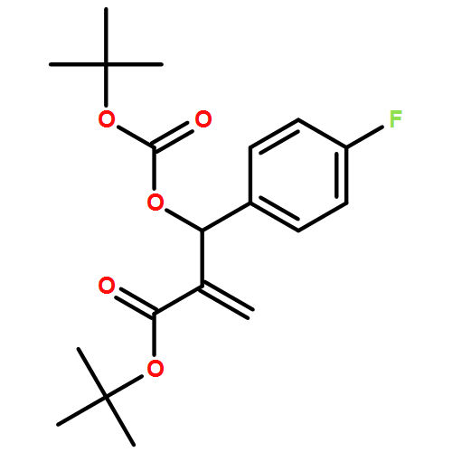 Benzenepropanoic acid, β-[[(1,1-dimethylethoxy)carbonyl]oxy]-4-fluoro-α-methylene-, 1,1-dimethylethyl ester