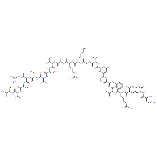 L-Arginine, L-methionyl-L-leucyl-L-alanyl-L-threonyl-L-arginyl-L-valyl-L-phenylalanyl-L-seryl-L-leucyl-L-valylglycyl-L-lysyl-L-arginyl-L-alanyl-L-isoleucyl-L-seryl-L-threonyl-L-seryl-L-valyl-L-cysteinyl-L-valyl-