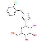 D-Glucitol, 1,5-anhydro-1-C-[1-[(2-chlorophenyl)methyl]-1H-1,2,3-triazol-4-yl]-, (1S)-