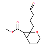 2-Oxabicyclo[4.1.0]heptane-7-carboxylic acid, 1-(4-oxobutyl)-, methyl ester