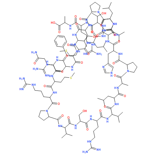 L-Alanine, L-methionyl-L-leucyl-L-arginyl-L-leucyl-L-prolyl-L-threonyl-L-valyl-L-phenylalanyl-L-arginyl-L-glutaminyl-L-methionyl-L-arginyl-L-prolyl-L-valyl-L-seryl-L-arginyl-L-valyl-L-leucyl-L-alanyl-L-prolyl-L-histidyl-L-leucyl-L-threonyl-L-arginyl-