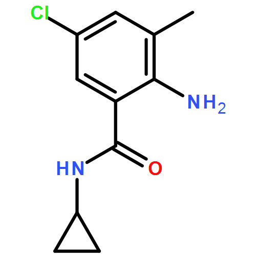 Benzamide, 2-amino-5-chloro-N-cyclopropyl-3-methyl-