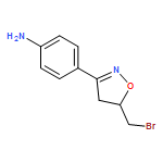 Benzenamine, 4-[5-(bromomethyl)-4,5-dihydro-3-isoxazolyl]-