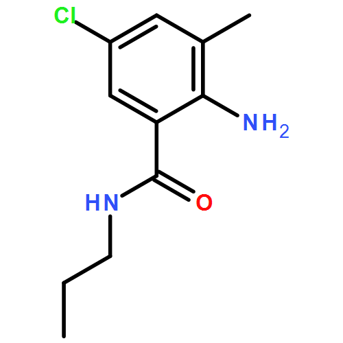 Benzamide, 2-amino-5-chloro-3-methyl-N-propyl-