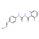 Benzamide, 2,6-difluoro-N-[[[4-[(E)-(hydroxyimino)methyl]phenyl]amino]carbonyl]-