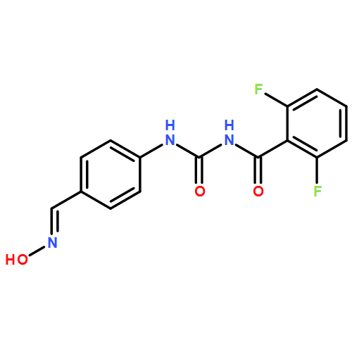 Benzamide, 2,6-difluoro-N-[[[4-[(E)-(hydroxyimino)methyl]phenyl]amino]carbonyl]-