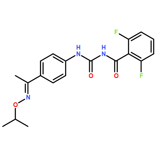 Benzamide, 2,6-difluoro-N-[[[4-[(1E)-1-[(1-methylethoxy)imino]ethyl]phenyl]amino]carbonyl]-