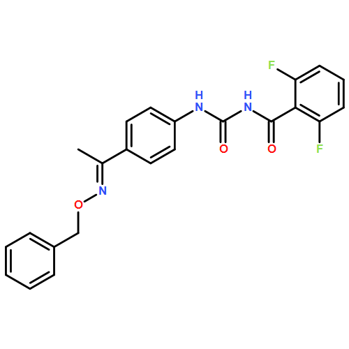 Benzamide, 2,6-difluoro-N-[[[4-[(1E)-1-[(phenylmethoxy)imino]ethyl]phenyl]amino]carbonyl]-