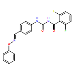 Benzamide, 2,6-difluoro-N-[[[4-[(E)-(phenoxyimino)methyl]phenyl]amino]carbonyl]-