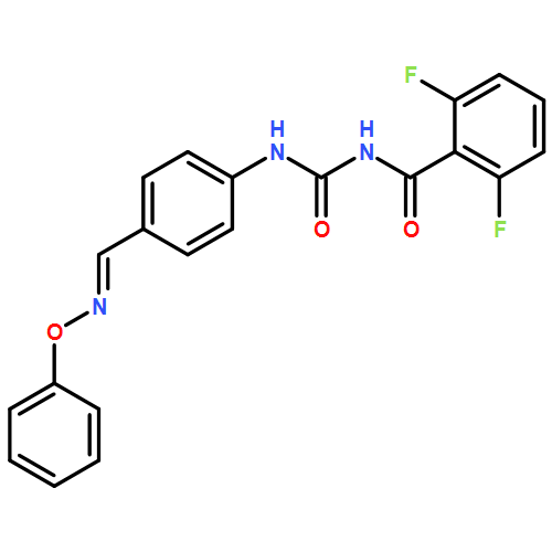 Benzamide, 2,6-difluoro-N-[[[4-[(E)-(phenoxyimino)methyl]phenyl]amino]carbonyl]-