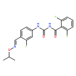 Benzamide, 2,6-difluoro-N-[[[3-fluoro-4-[(E)-[(1-methylethoxy)imino]methyl]phenyl]amino]carbonyl]-