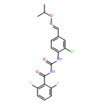 Benzamide, N-[[[2-chloro-4-[(E)-[(1-methylethoxy)imino]methyl]phenyl]amino]carbonyl]-2,6-difluoro-