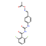 Benzamide, N-[[[4-[(E)-[(acetyloxy)imino]methyl]phenyl]amino]carbonyl]-2,6-difluoro-