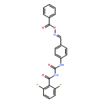 Benzamide, N-[[[4-[(E)-[(benzoyloxy)imino]methyl]phenyl]amino]carbonyl]-2,6-difluoro-