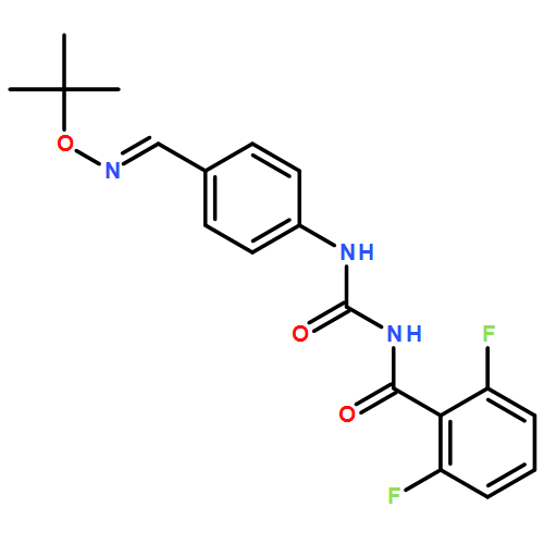 Benzamide, N-[[[4-[[(1,1-dimethylethoxy)imino]methyl]phenyl]amino]carbonyl]-2,6-difluoro-