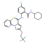 1H-Pyrazole-5-carboxamide, N-[4-chloro-2-[(cyclohexylamino)carbonyl]phenyl]-1-(3-chloro-2-pyridinyl)-3-(2,2,2-trifluoroethoxy)-