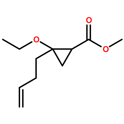 Cyclopropanecarboxylic acid, 2-(3-buten-1-yl)-2-ethoxy-, methyl ester, (1R,2S)-rel-