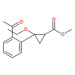 Cyclopropanecarboxylic acid, 2-(2-acetylphenyl)-2-ethoxy-, methyl ester, (1R,2S)-rel-