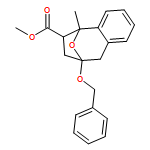 5,8-Epoxy-5H-benzocycloheptene-6-carboxylic acid, 6,7,8,9-tetrahydro-5-methyl-8-(phenylmethoxy)-, methyl ester, (5R,6R,8S)-rel-