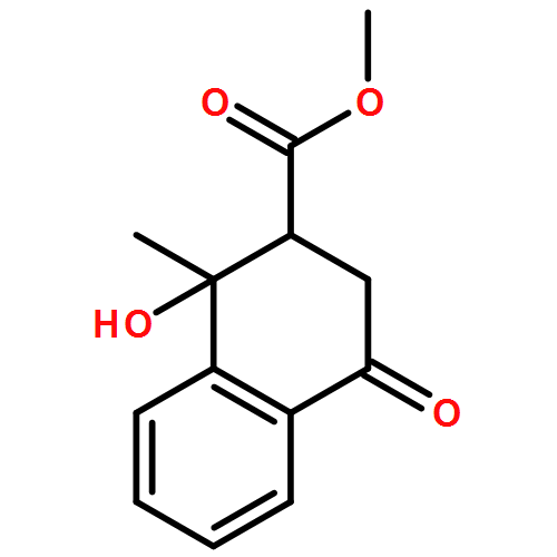 2-Naphthalenecarboxylic acid, 1,2,3,4-tetrahydro-1-hydroxy-1-methyl-4-oxo-, methyl ester