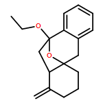 4a,10-Epoxy-4aH-dibenzo[a,d]cycloheptene, 10-ethoxy-1,2,3,4,5,10,11,11a-octahydro-1-methylene-, (4aR,10R,11aR)-rel-