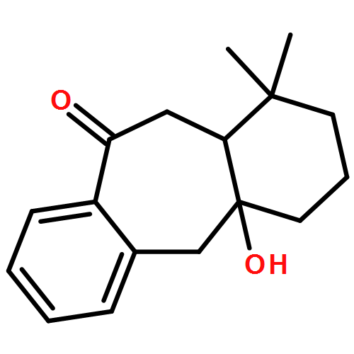 10H-Dibenzo[a,d]cyclohepten-10-one, 1,2,3,4,4a,5,11,11a-octahydro-4a-hydroxy-1,1-dimethyl-, (4aR,11aR)-rel-