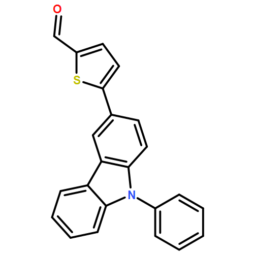 5-(9-phenyl-9H-carbazol-3-yl)thiophene-2-carbaldehyde