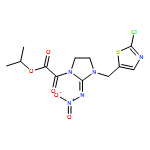 1-Imidazolidineacetic acid, 3-[(2-chloro-5-thiazolyl)methyl]-2-(nitroimino)-α-oxo-, 1-methylethyl ester