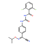 Benzamide, N-[[[4-[(Z)-cyano[(1-methylethoxy)imino]methyl]phenyl]amino]carbonyl]-2,6-difluoro-