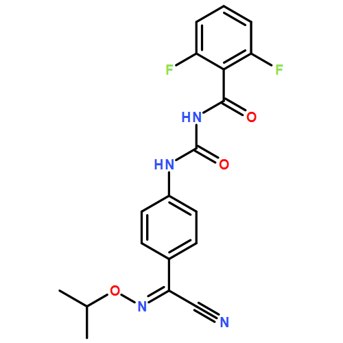 Benzamide, N-[[[4-[(Z)-cyano[(1-methylethoxy)imino]methyl]phenyl]amino]carbonyl]-2,6-difluoro-