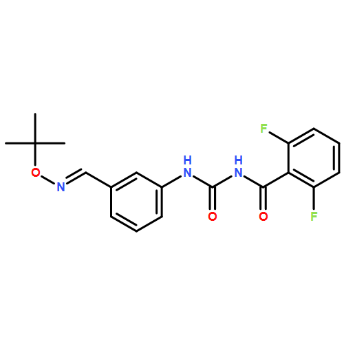 Benzamide, N-[[[3-[(E)-[(1,1-dimethylethoxy)imino]methyl]phenyl]amino]carbonyl]-2,6-difluoro-