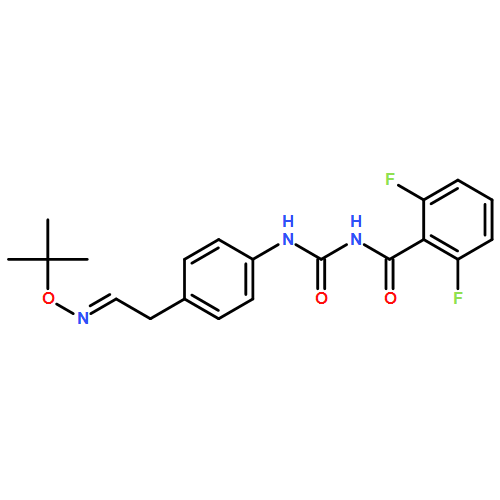 Benzamide, N-[[[4-[(2E)-2-[(1,1-dimethylethoxy)imino]ethyl]phenyl]amino]carbonyl]-2,6-difluoro-