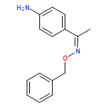 Ethanone, 1-(4-aminophenyl)-, O-(phenylmethyl)oxime, (1E)-