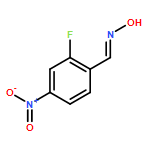 Benzaldehyde, 2-fluoro-4-nitro-, oxime