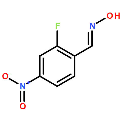 Benzaldehyde, 2-fluoro-4-nitro-, oxime