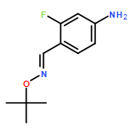 Benzaldehyde, 4-amino-2-fluoro-, O-(1,1-dimethylethyl)oxime