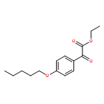 Benzeneacetic acid, α-oxo-4-(pentyloxy)-, ethyl ester