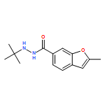 6-Benzofurancarboxylic acid, 2-methyl-, 2-(1,1-dimethylethyl)hydrazide