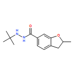 6-Benzofurancarboxylic acid, 2,3-dihydro-2-methyl-, 2-(1,1-dimethylethyl)hydrazide