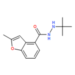 4-Benzofurancarboxylic acid, 2-methyl-, 2-(1,1-dimethylethyl)hydrazide