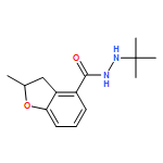 4-Benzofurancarboxylic acid, 2,3-dihydro-2-methyl-, 2-(1,1-dimethylethyl)hydrazide