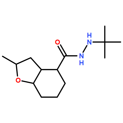 4-Benzofurancarboxylic acid, octahydro-2-methyl-, 2-(1,1-dimethylethyl)hydrazide