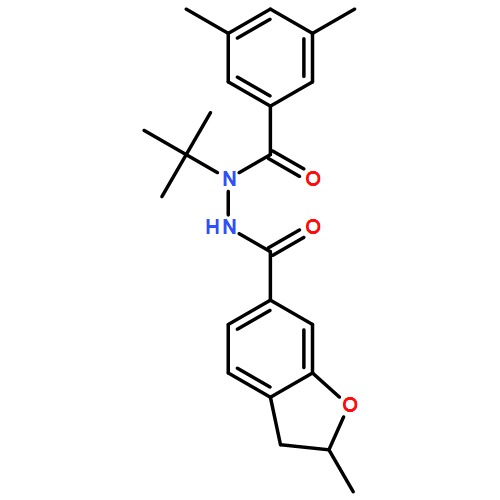 6-Benzofurancarboxylic acid, 2,3-dihydro-2-methyl-, 2-(3,5-dimethylbenzoyl)-2-(1,1-dimethylethyl)hydrazide