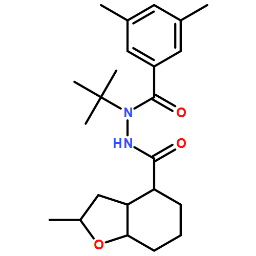 4-Benzofurancarboxylic acid, octahydro-2-methyl-, 2-(3,5-dimethylbenzoyl)-2-(1,1-dimethylethyl)hydrazide